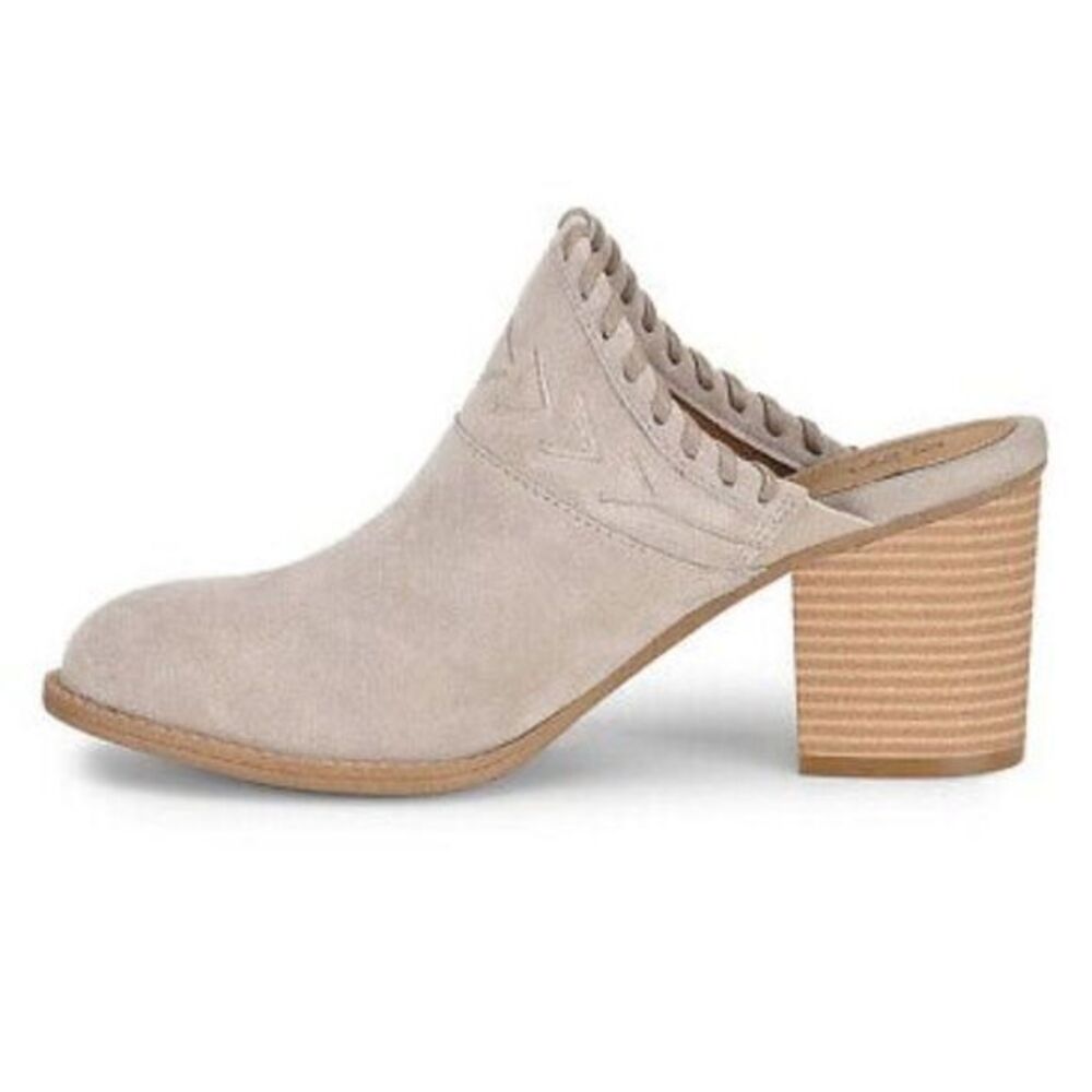 Eurosoft by‎ Sofft Women's Sandy Mule Shoe Mist Grey Suede Size 10M